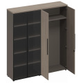  Офисный шкаф для документов (стекло-одежда)