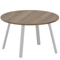 Стол для переговоров круглый (опоры прямоугольного сечения)